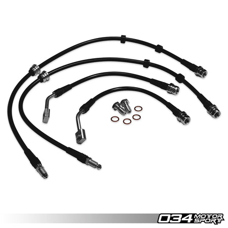 034Motorsport Stainless Steel Braided Brake Line Kit - Audi RS3 8Y 2.5 TFSI 2
