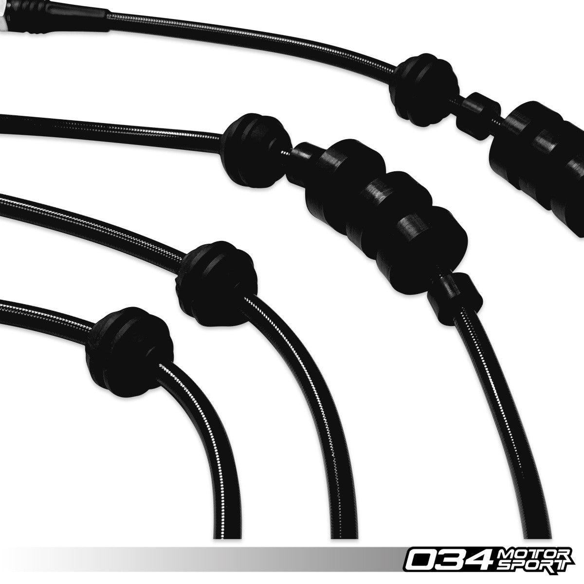 034Motorsport Stainless Steel Braided Brake Line Kit - Audi Q5 & SQ5 8R B8 B8.5 2