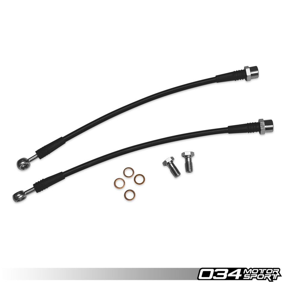 034Motorsport Braided Rear Brake Lines - Audi A4 S4 A5 S5 RS5 Q5 SQ5 B9 1
