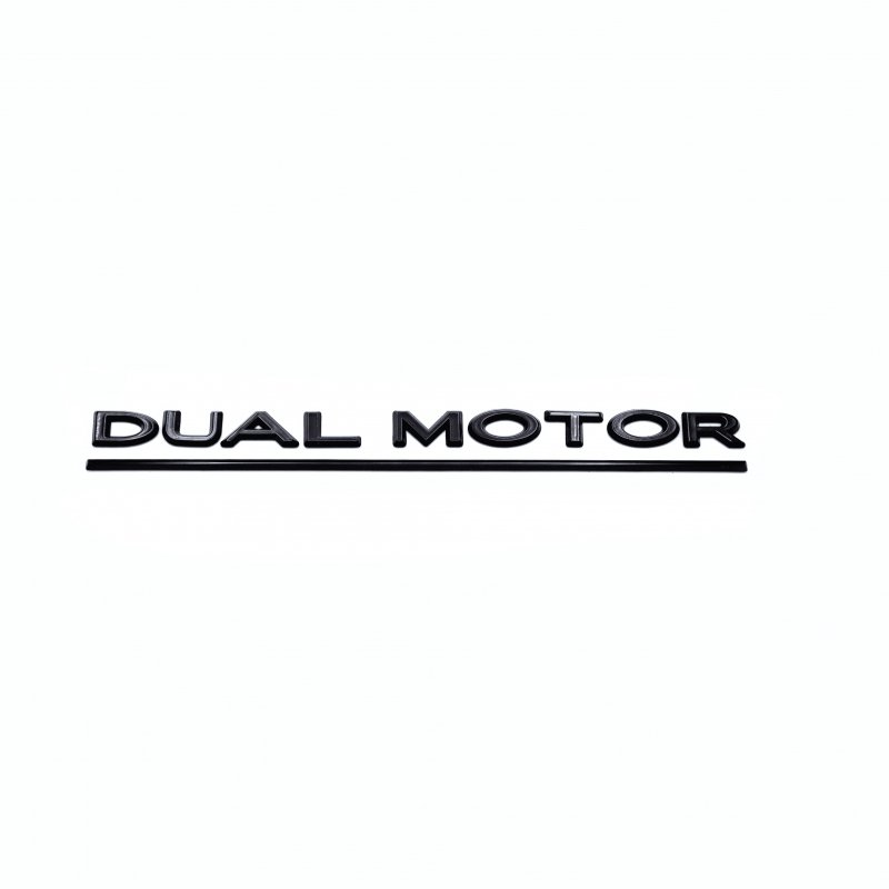 FORM Industries Tesla Model 3 & Model Y Gloss Black Dual Motor Rear Model Badge