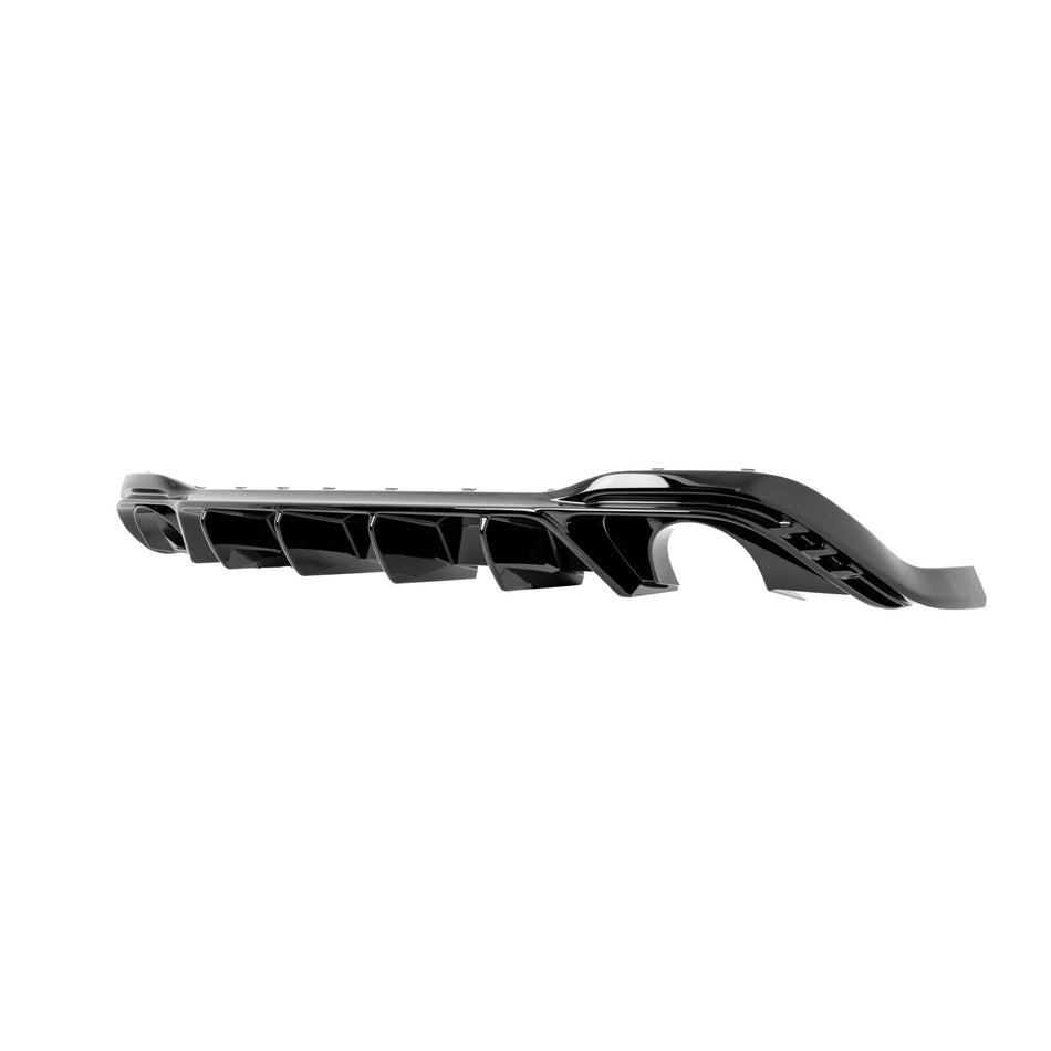 VW Golf GTI Mk8 & Mk8.5 EVO-1 Gloss Black Rear Diffuser by ZAERO (2020+)