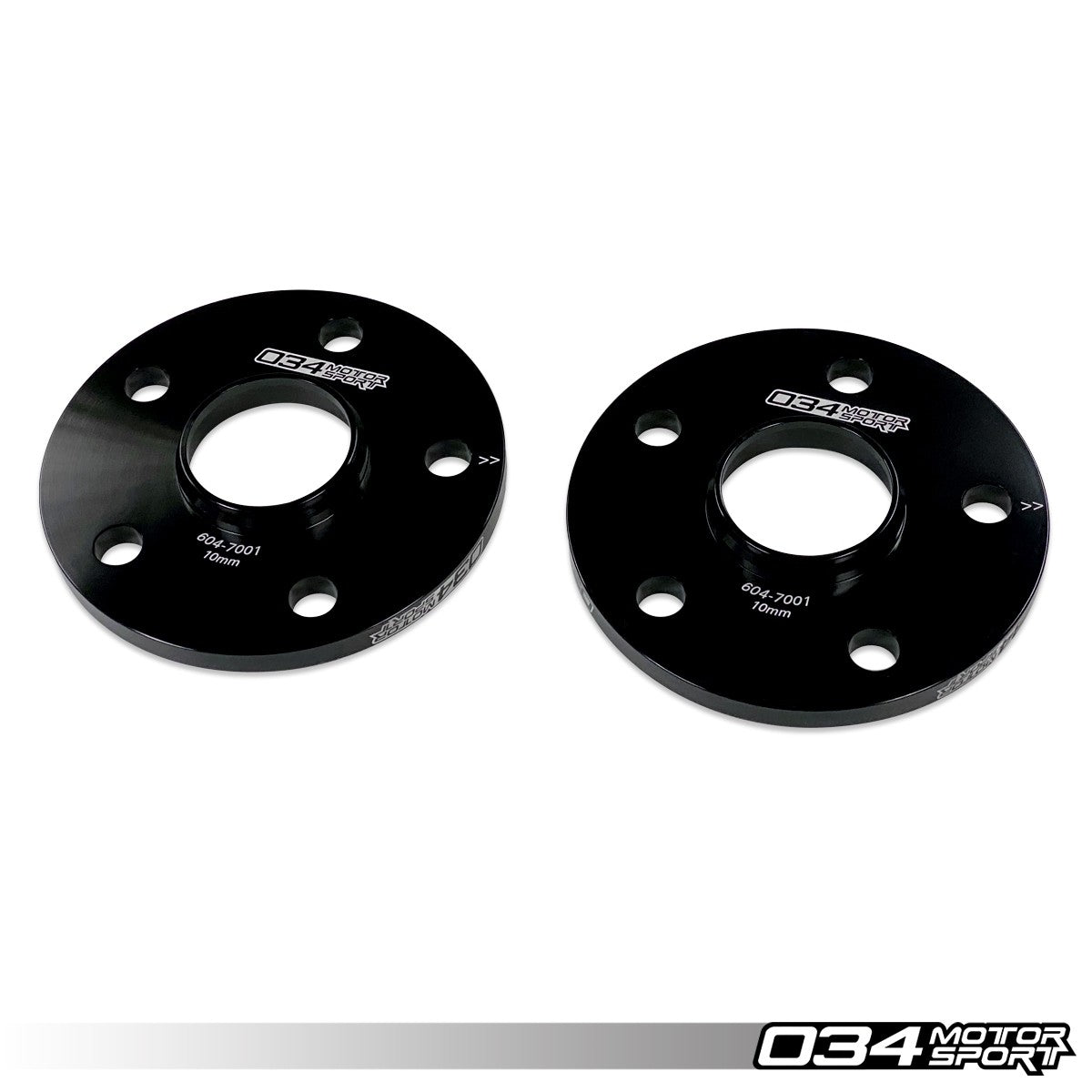 034Motorsport 10mm Wheel Spacer Pair 5x112 57.1mm Bore - Audi & VW Billet Alloy 1
