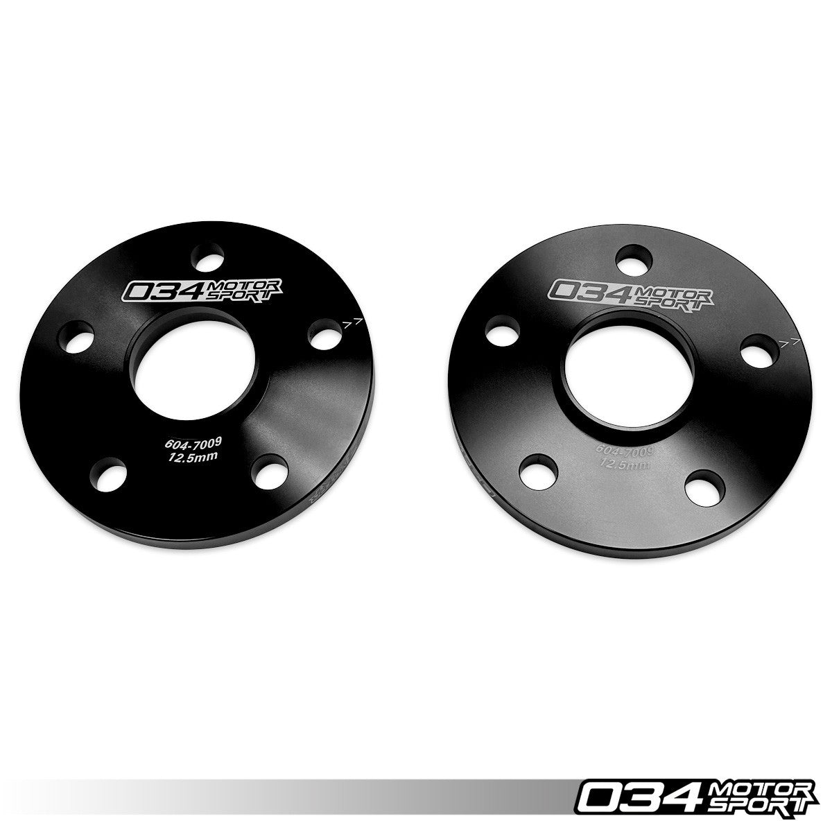 034Motorsport 12.5mm Billet Wheel Spacer Pair - Audi VW 5x112 57.1mm Bore 1