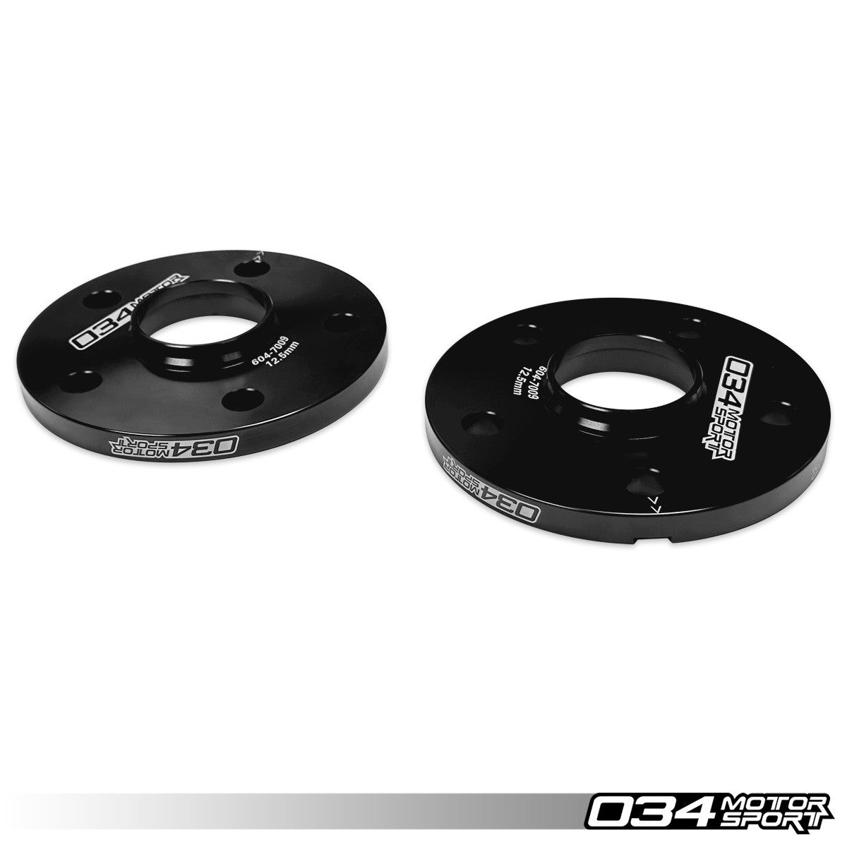 034Motorsport 12.5mm Billet Wheel Spacer Pair - Audi VW 5x112 57.1mm Bore 2