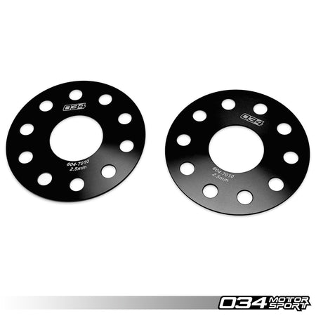 034Motorsport 2.5mm Wheel Spacer Pair 5x112 57.1mm Bore - Audi & VW Billet 1