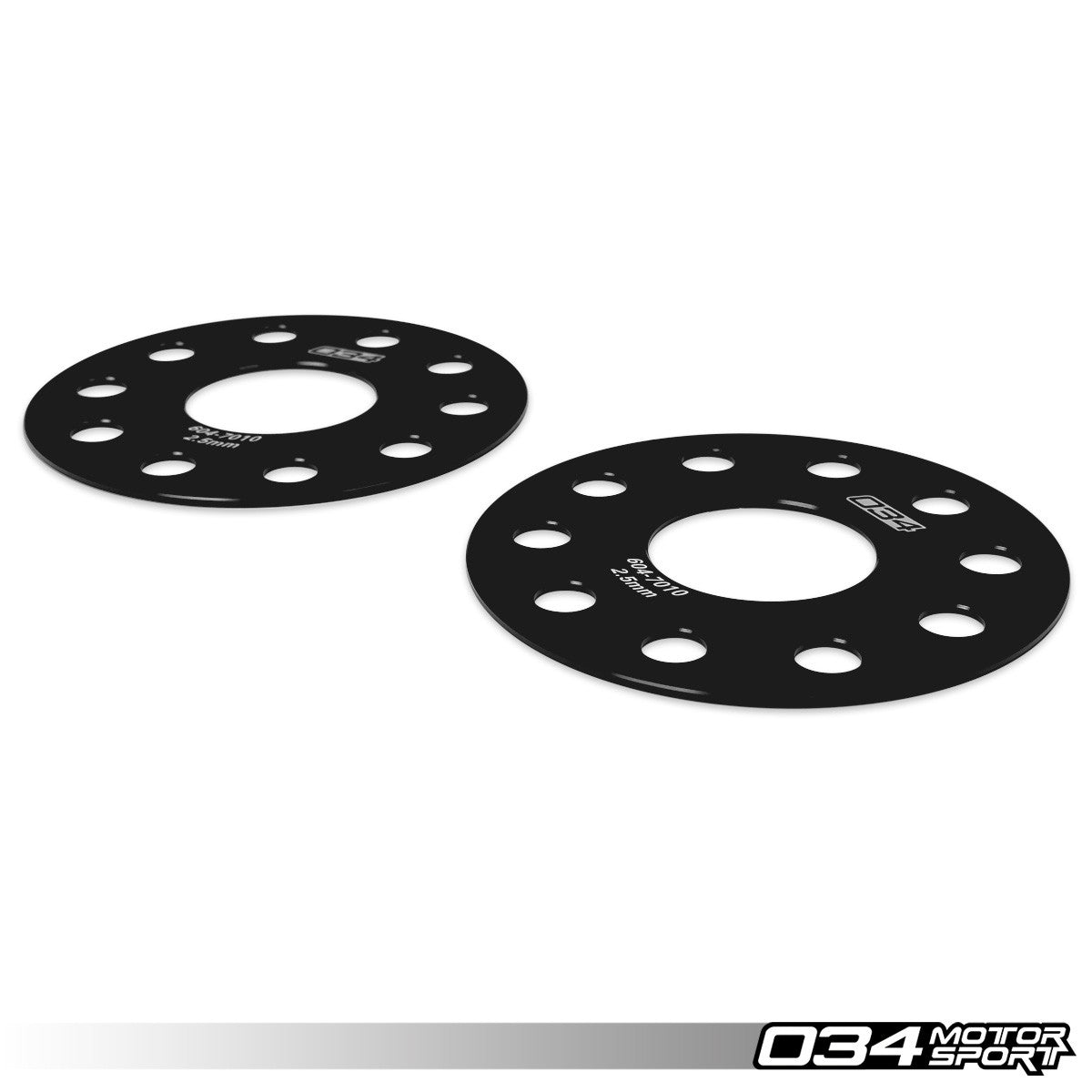 034Motorsport 2.5mm Wheel Spacer Pair 5x112 57.1mm Bore - Audi & VW Billet 2