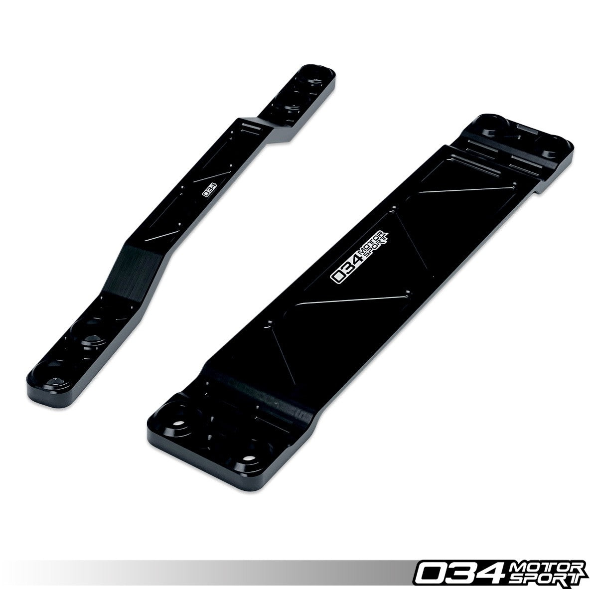 034Motorsport X-Clear Billet Tunnel Brace - VW Golf Mk7 Mk8 & Audi A3 FWD 2