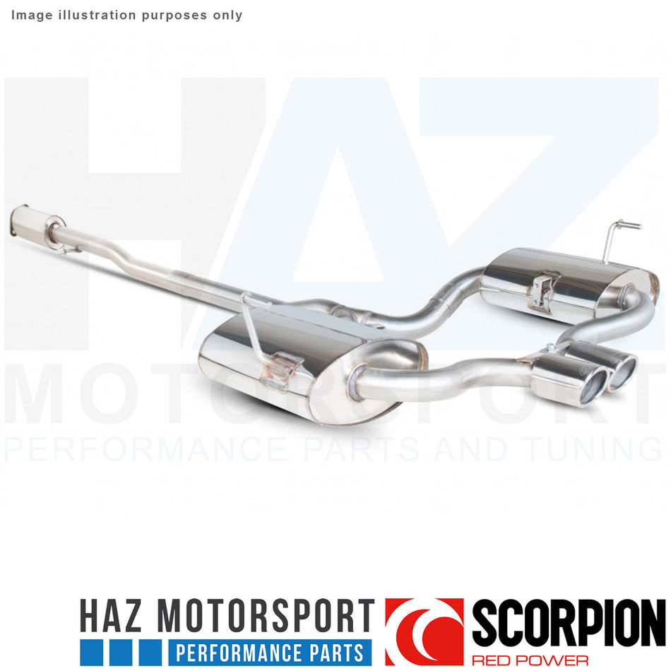 Mini Cooper S R53 + Cabriolet Resonated Catback Exhaust Stainless Steel Polished