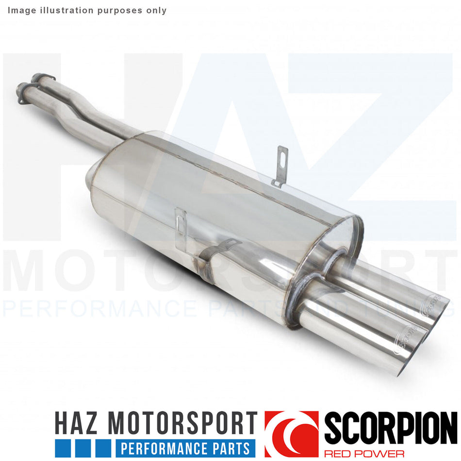 BMW E36 325/328 91-98 Cat-Back Exhaust System Stainless Steel Polished Stw Tip