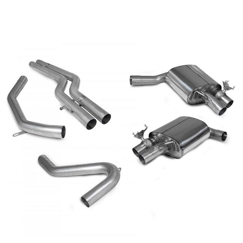 Scorpion Audi S4 B9 Quattro 3.0T V6 Avant Saloon -19 Non Res half system Exhaust