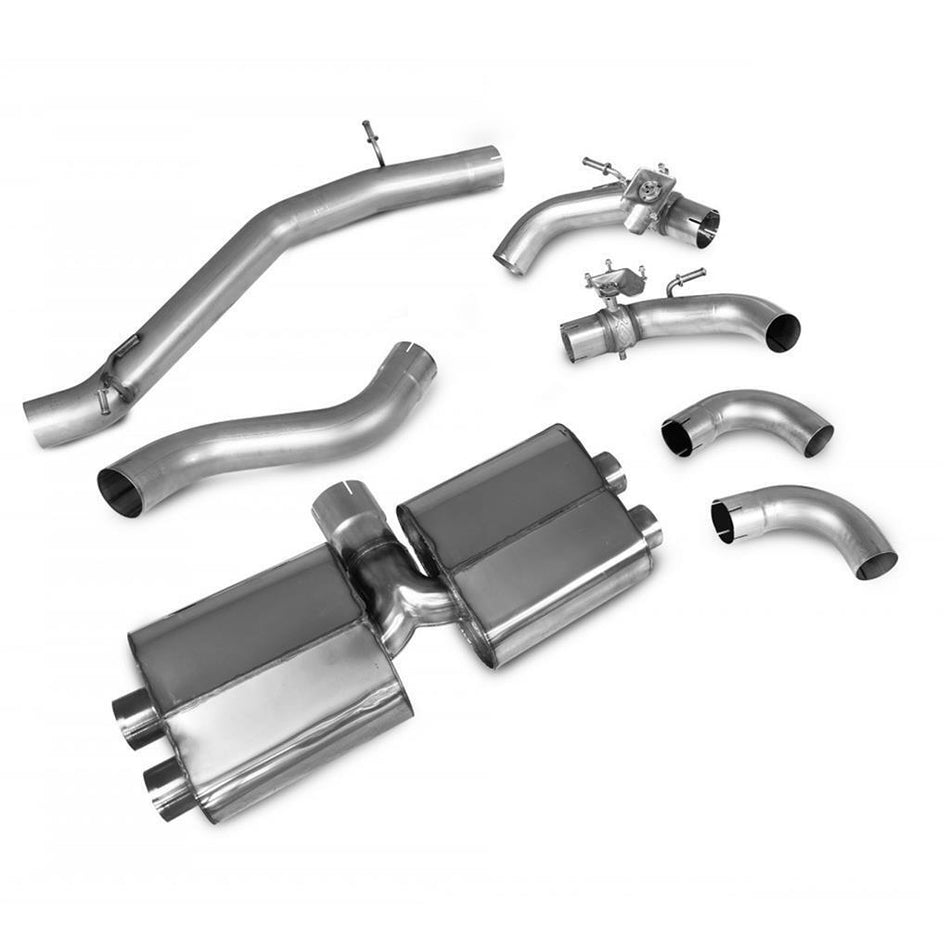 Scorpion Audi S3 8Y Sportback 20-23 Non-res cat/gpf back exhaust system Valved