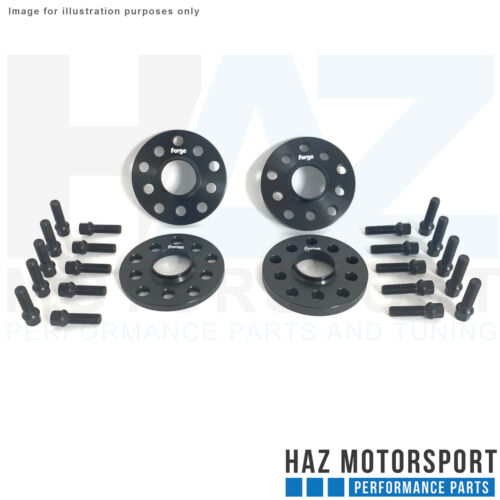 Alloy Wheel Spacers Kit 11mm Front 16mm Rear + Extended Bolts + Locking Nut Mk7