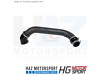 HG Motorsport 76mm Black Intake Pipe Incl. Diverter Connection For Audi S3 8P