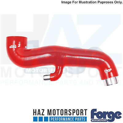 Forge Silicone Intake Inelt Hose + Clamps For Volkswagen T5 1.9 TDI 03-10 RED