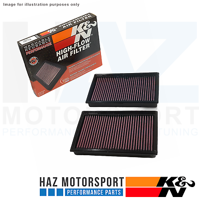 K&N Performance Air Filters Pair x2 Mercedes 6.2 V8 W204 C63 AMG CLS63 E63 ML63