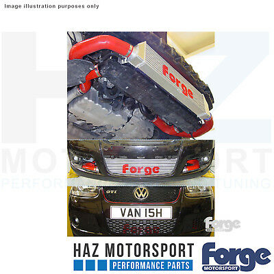 Forge Motorsport Front Mount Twintercooler Red Hose For VW Golf Mk5 GTI 2.0T