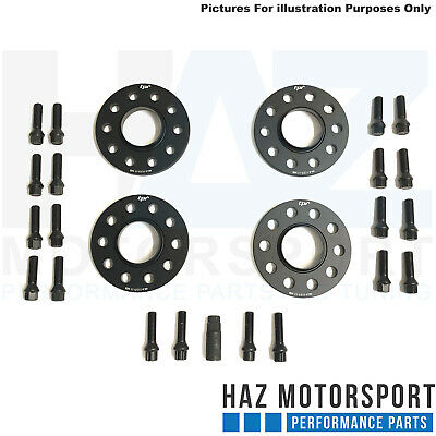Alloy Wheel Spacer Kit 12mm Front 15mm Rear Extended Bolts Mini Cooper S F56 JCW