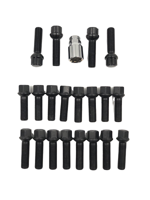 Extended Wheel Bolts Locking Nut Kit/Set 11mm/16mm Wheel Spacers For V ...