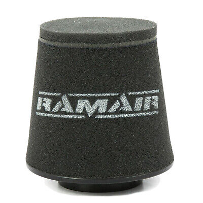 RamAir 75mm/3" Universal Intake Induction High Flow Cone Air Filter Rubber