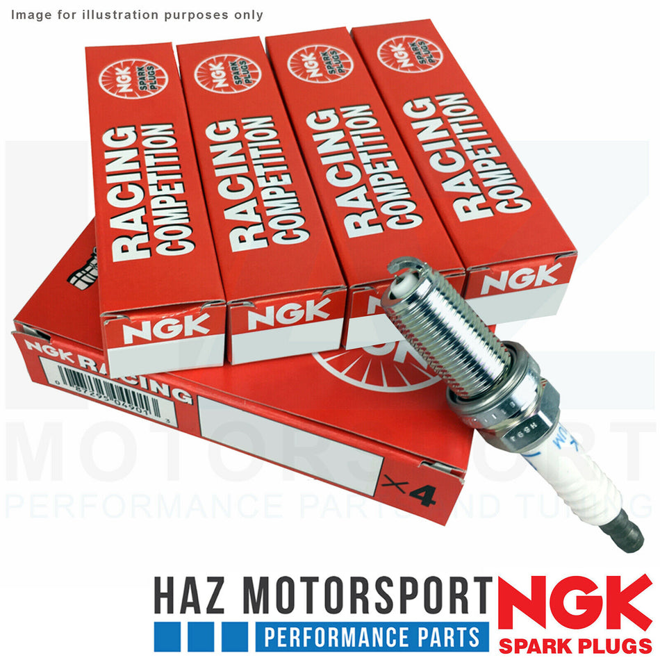 NGK Racing Competition x4 Spark Plug Set Heat Range 8 For VW Golf Mk7 / 7.5 R