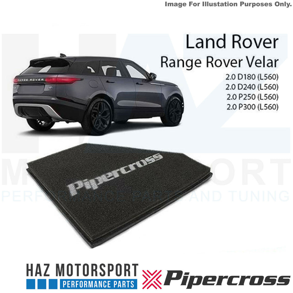 Pipercross Panel Air Filter Land Rover Range Rover Velar 2.0 D 4x4 + Petrol L560