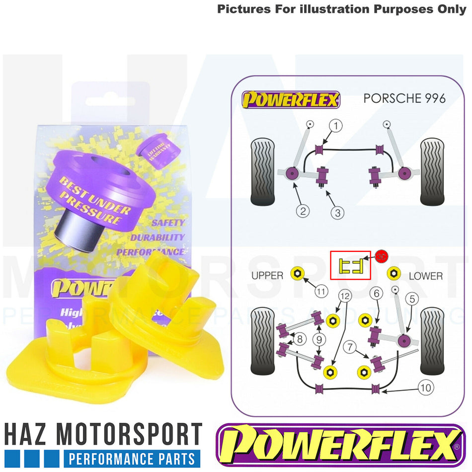 Poly Powerflex Bush Gearbox Front Mounting Insert Kit For Porsche 996 (97-05)