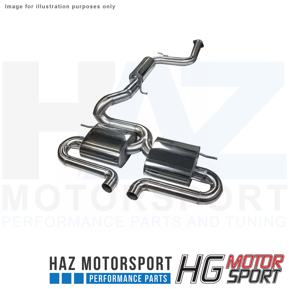 HG Motorsport BULL-X 3 Y-Style Catback Exhaust System For Ford Focus ST MK3