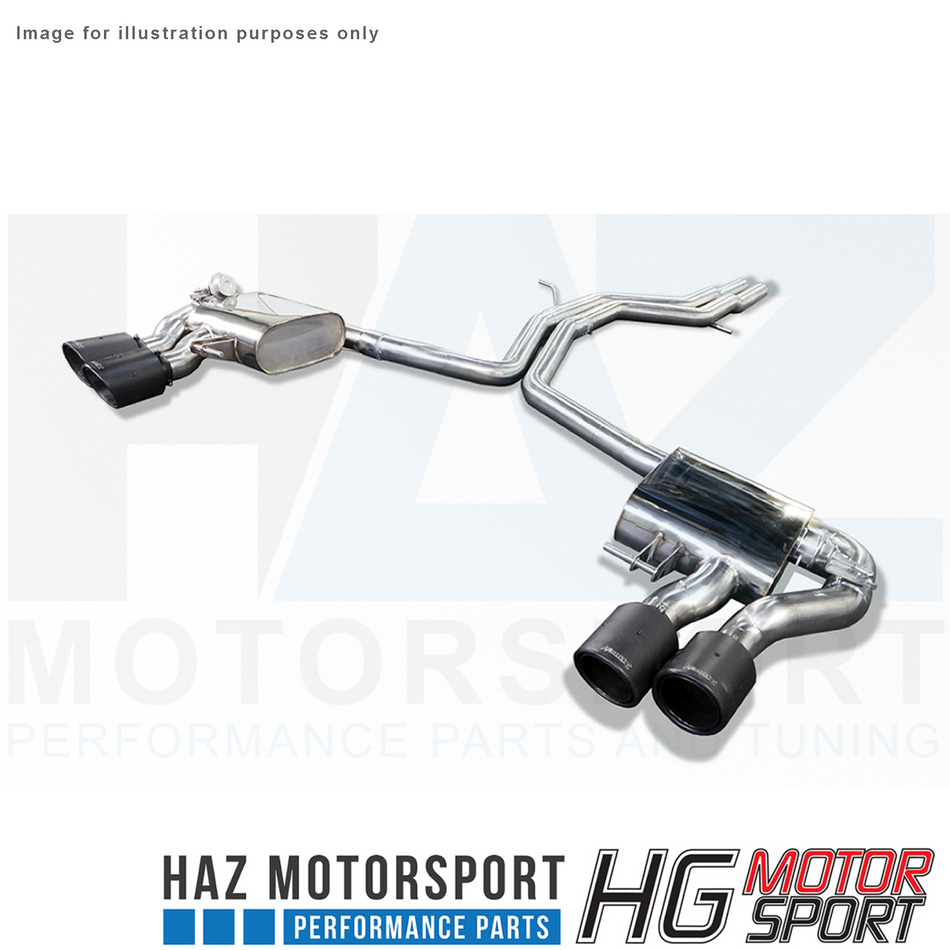 HG Motorsport EGO-X 3.5 Catback Exhaust for Audi S4/S5 3.0 TFSI B9