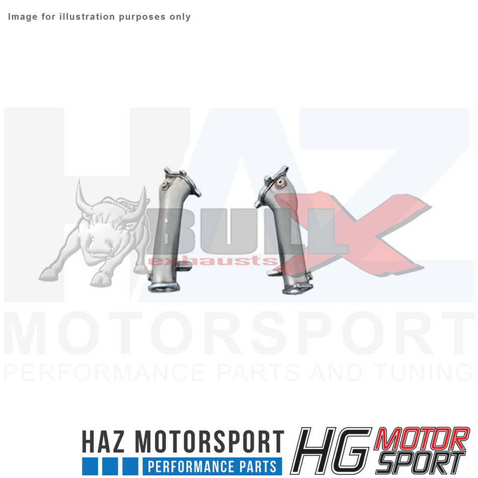 HG Motorsport BULL-X 3 Stainless Steel Decat Downpipes for Nissan GT-R R35
