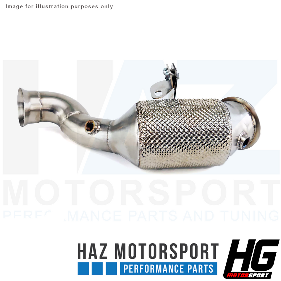 HG Motorsport BULL-X 2.75" Decat Downpipe Mercedes C200 C250 C300 C350e W205