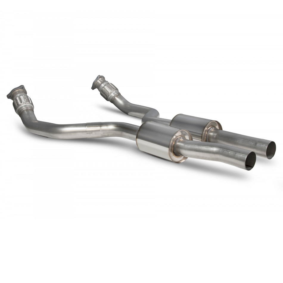 Audi S4/S5 3.0TFSi B8 B8.5 09-16 Scorpion 2.5" Resonated Front Exhaust Section
