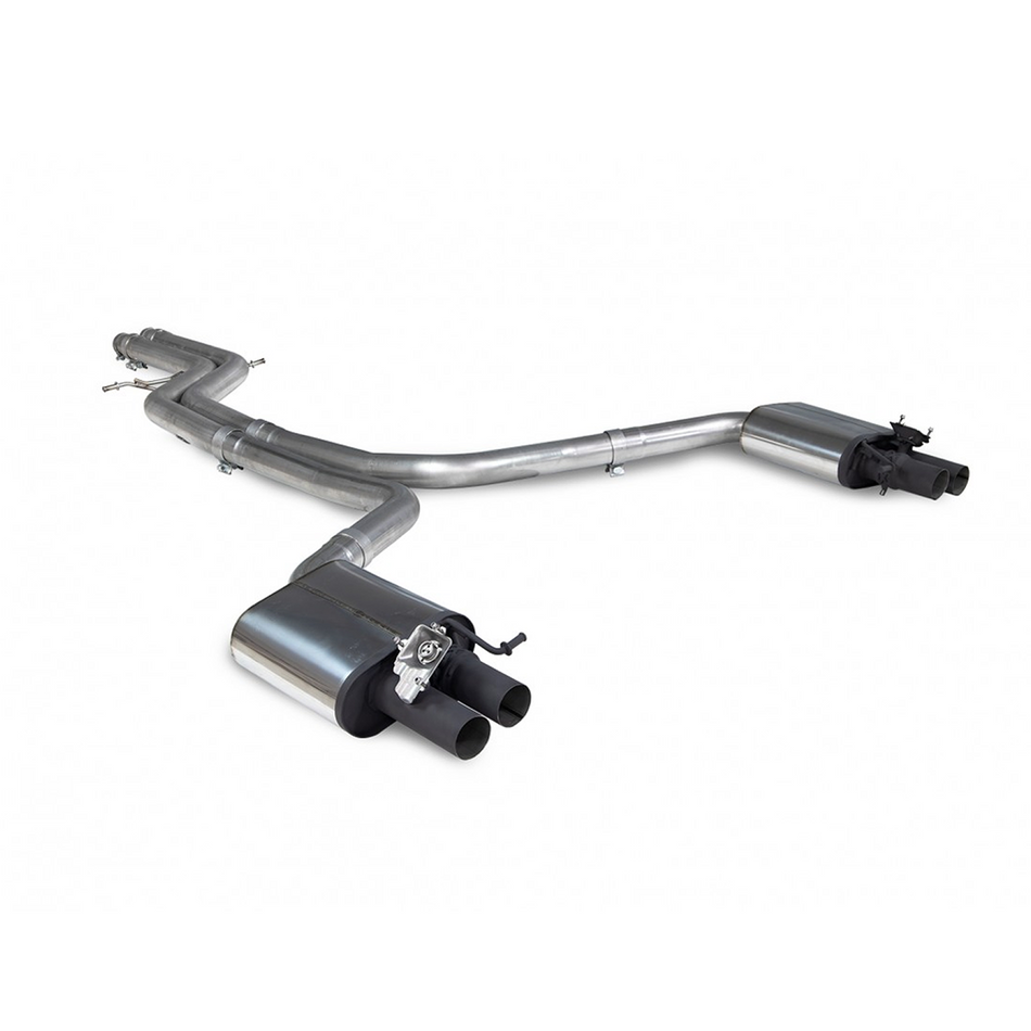 Scorpion 2.75" Non Resonated Catback Exhaust System For Audi RS7 C7 4.0 TFSI