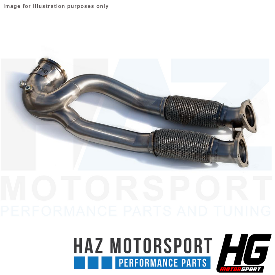HG Motorsport BULL-X Race Downpipe 4" For Audi RS3 8V 8V1 2.5 TFSI 367HP Pre-FL