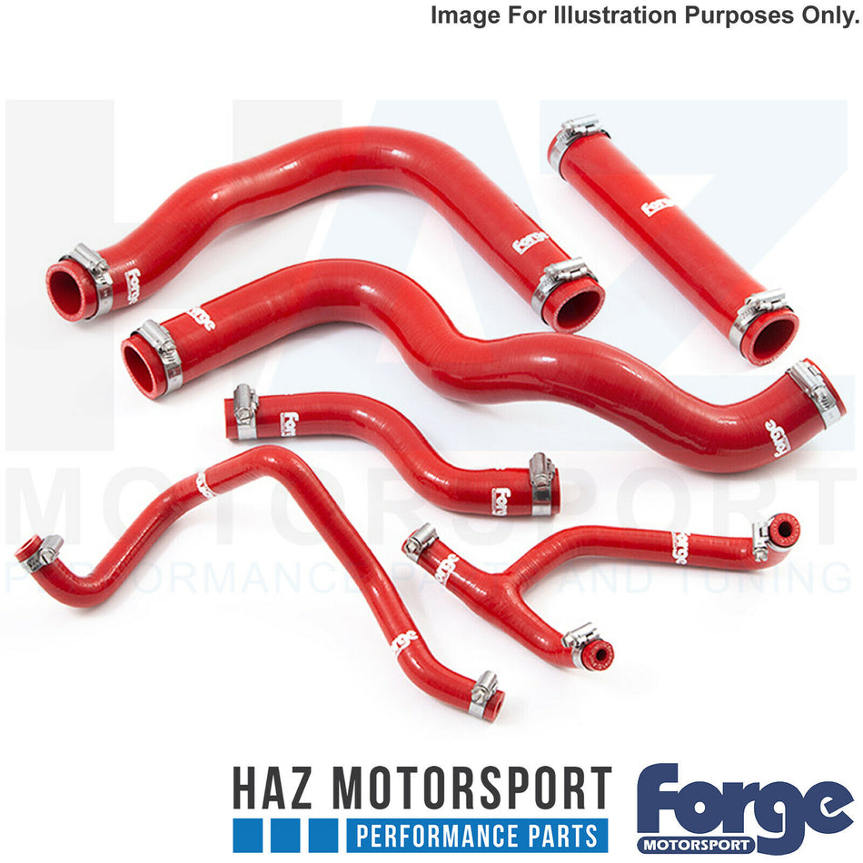 Forge Motorsport Red Silicone Coolant Hose Kit For Hyundai i30N /Veloster N 19-