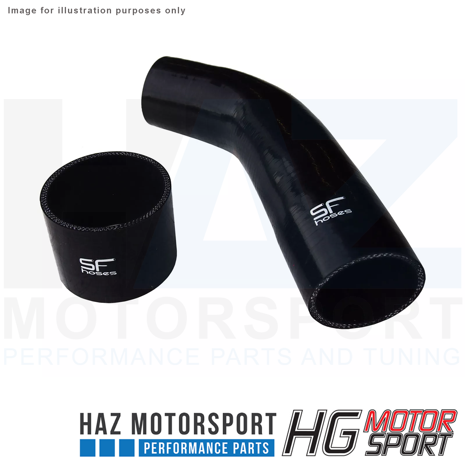 HG Motorsport Black Silicone Intake Hose for Ford Focus ST MK2 – HAZ ...