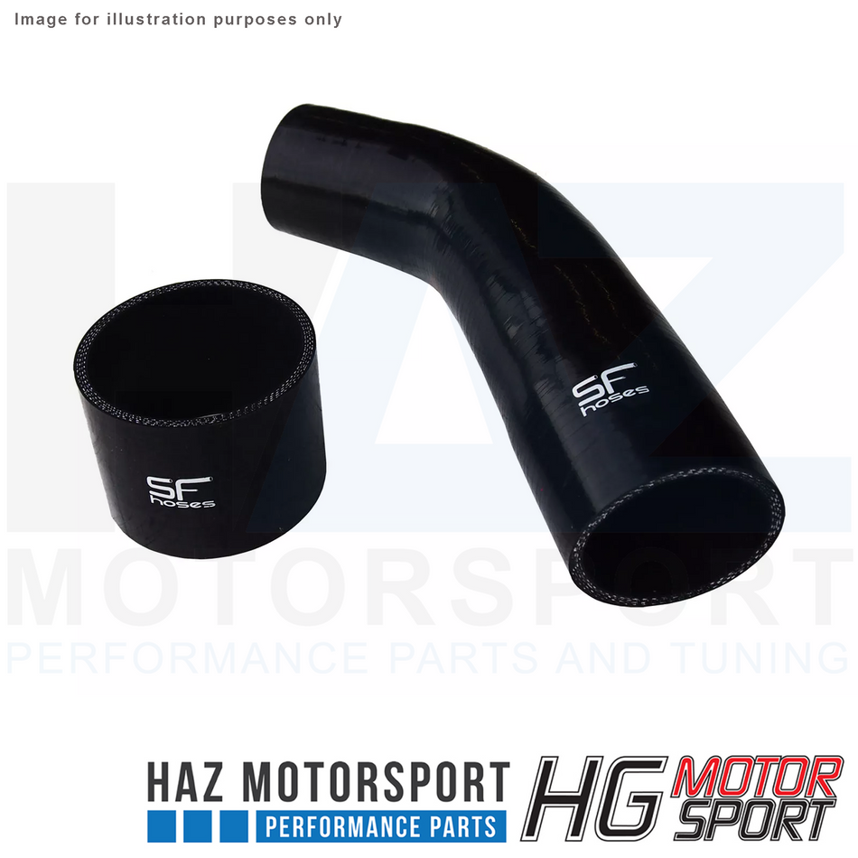 HG Motorsport Black Silicone Intake Hose for Ford Focus ST MK2