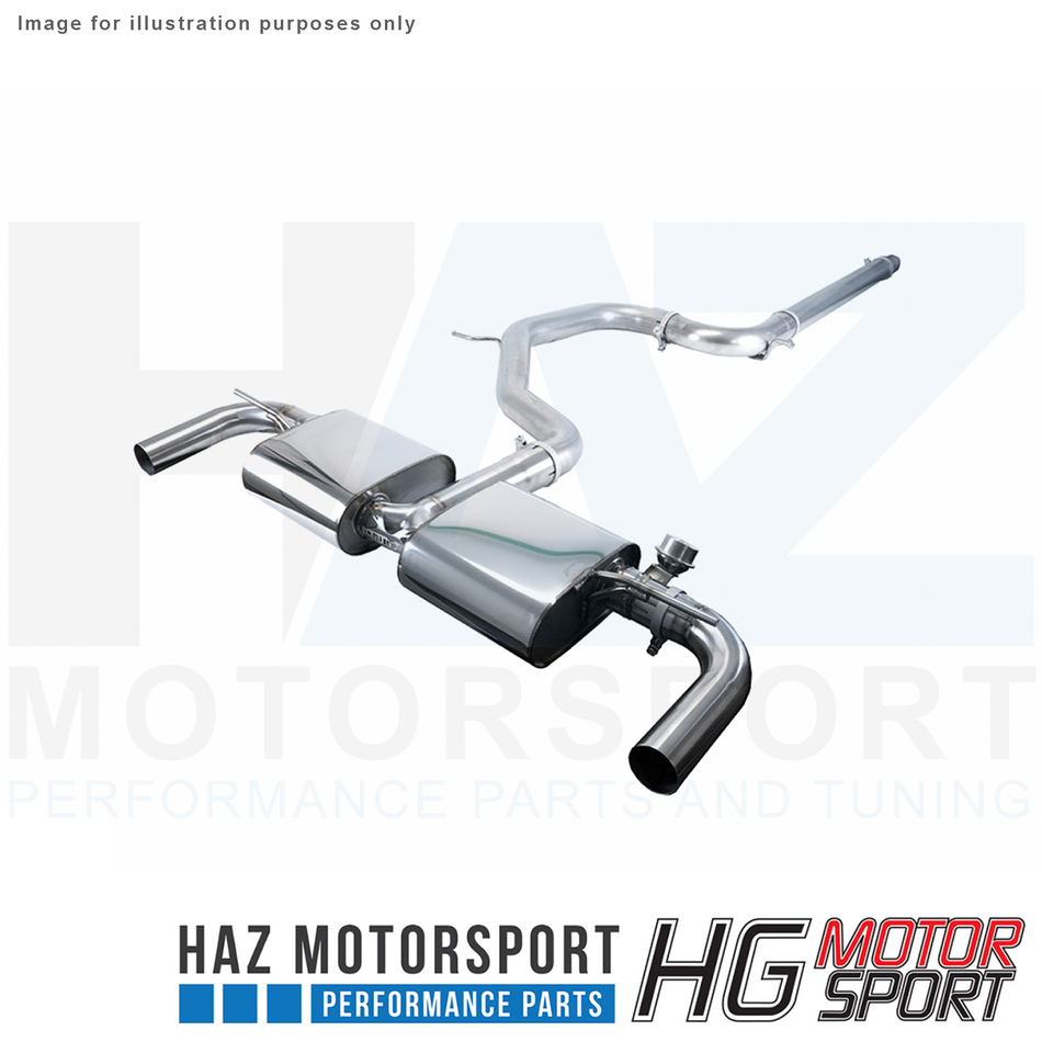 HG Motorsport EGO-X 3 Exhaust System for VW Golf GTI MK7 inc. PP/TCR OPF Only