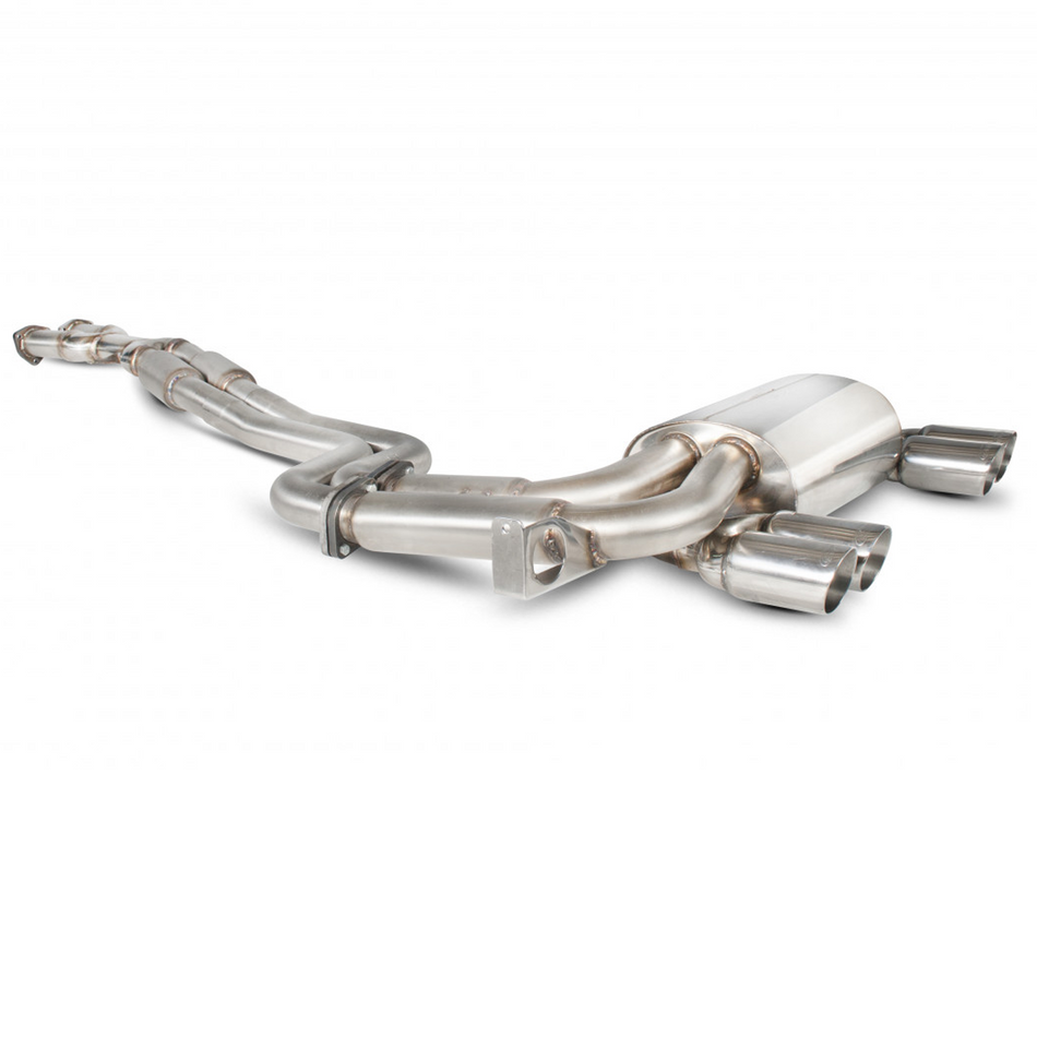 BMW E46 M3 Scorpion 2.5" Cat-Back Exhaust Stainless Steel Polished Daytona Tip