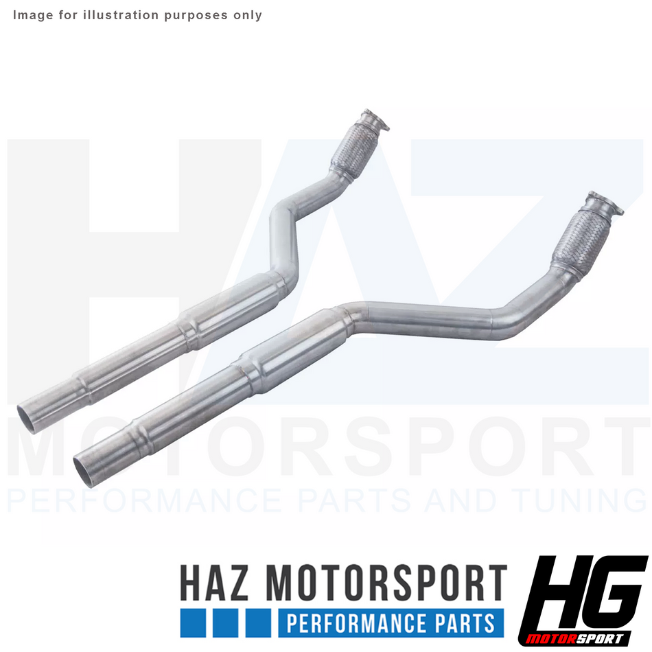 HG Motorsport BULL-X 2.5" Large Bore Decat Downpipe for Audi S4 S5 B8