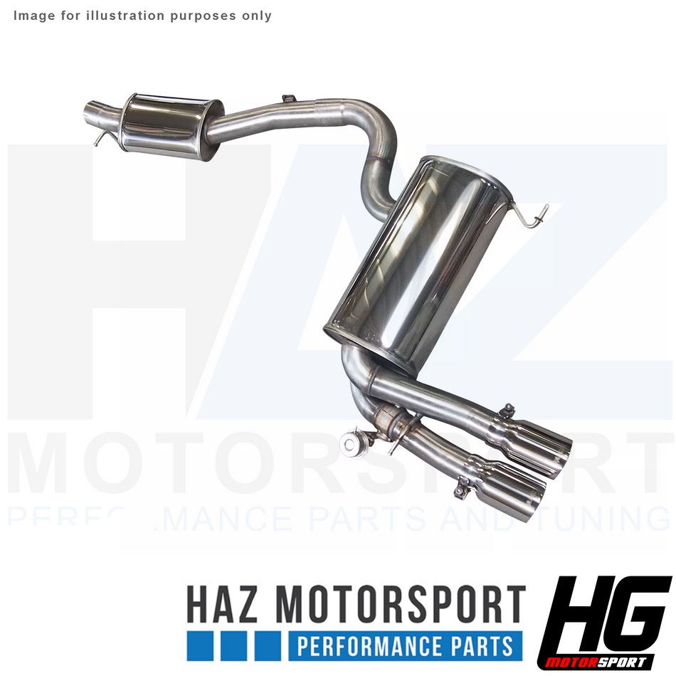 HG Motorsport BULL-X 3 Catback Exhaust System For Audi S3 8P 2.0 TFSI Quattro