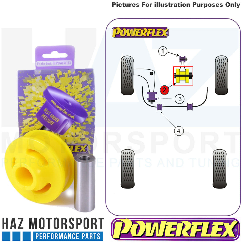 Powerflex Lower Engine Mount Large Poly Bush Diesel For Rover 75/MG ZT