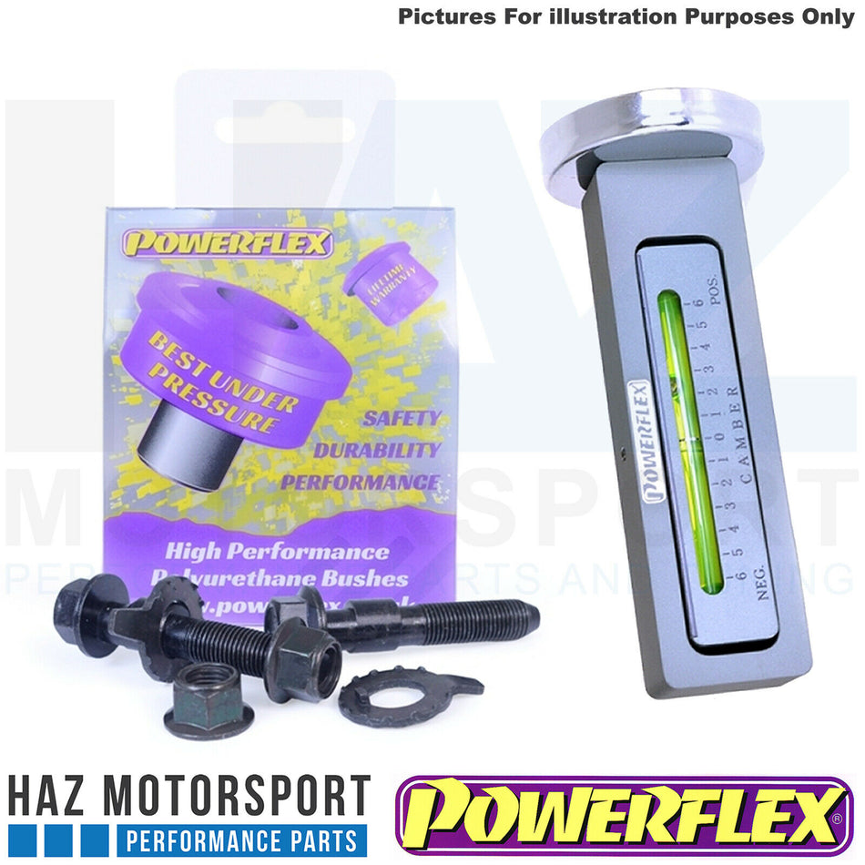 Powerflex Universal PowerAlign 17mm Camber Adjusting Bolt + Camber Gauge Kit