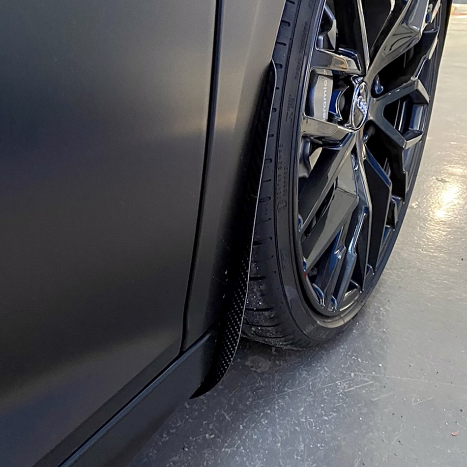 AP Design Gloss Carbon Front Mud Flap/Arch Guards Kit For Audi R8 V10 Gen 2