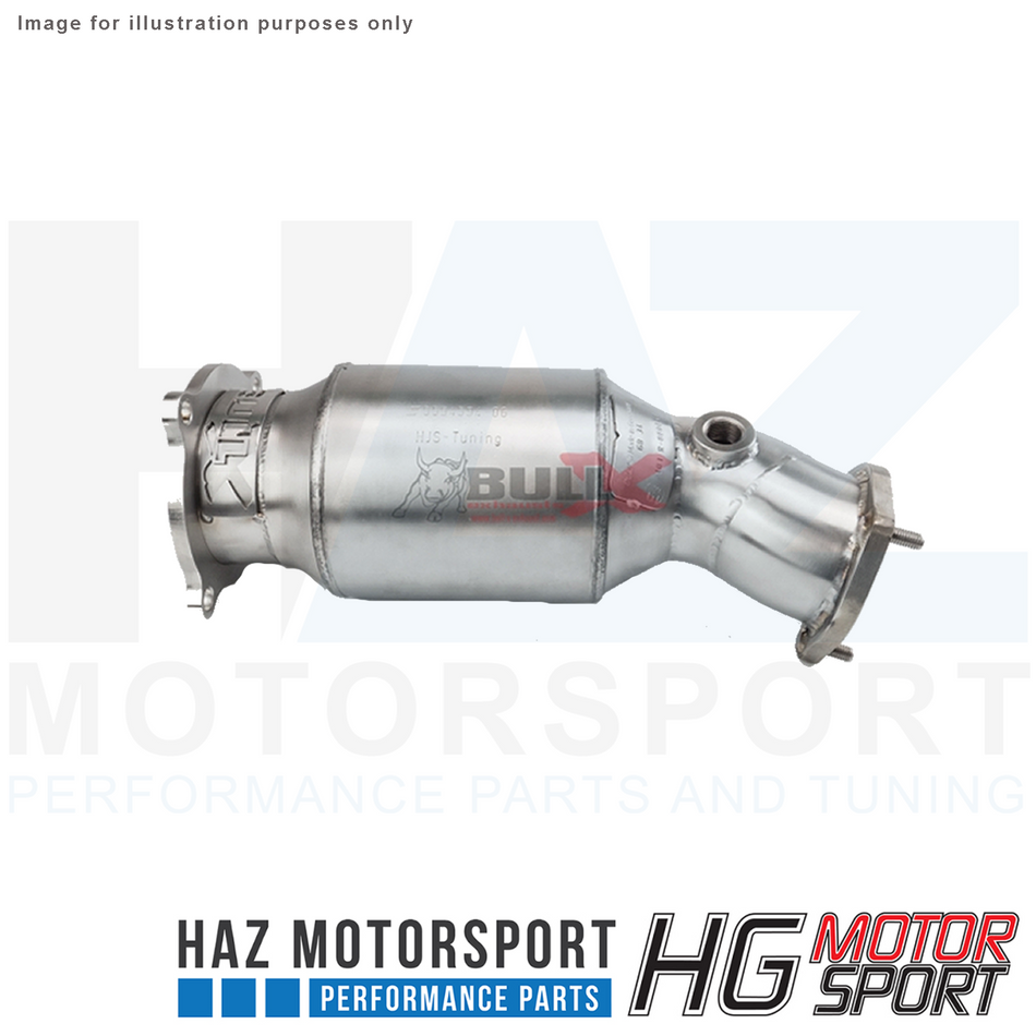 HG Motorsport BULL-X Downpipe + 200 Cell Sports Cat for Audi A4 / A5 B9 2.0 TFSi