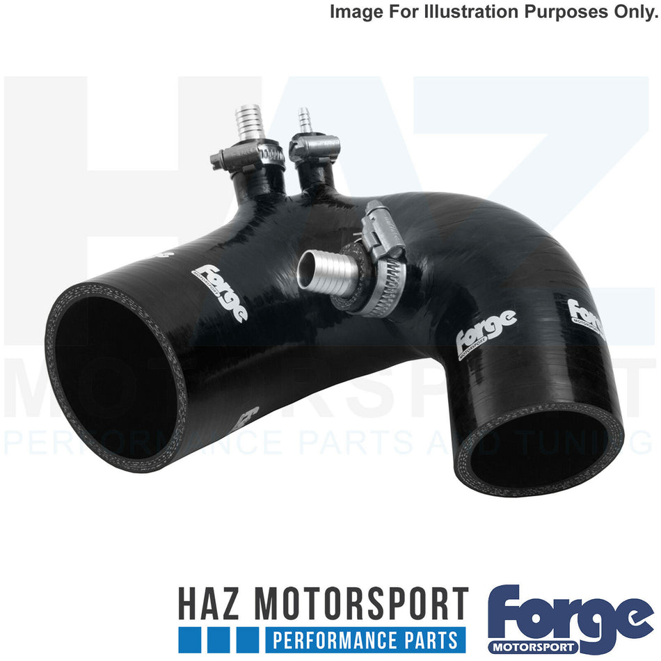 Forge Silicone Intake Inlet Hose + Clamps Fiat 500 Abarth T-Jet IHI Turbo Only