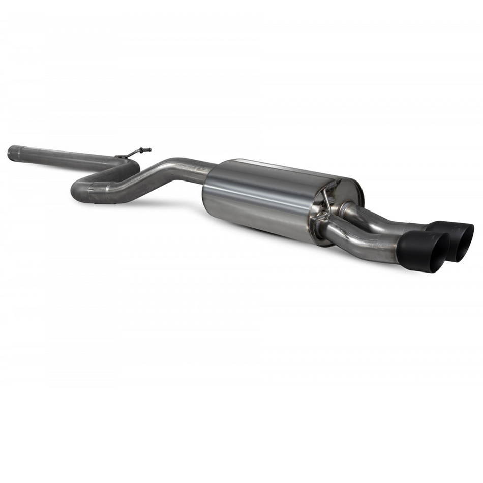 Scorpion GPF-Back Non-Resonated Exhaust with Black Tips for VW Polo GTI 2.0T AW1