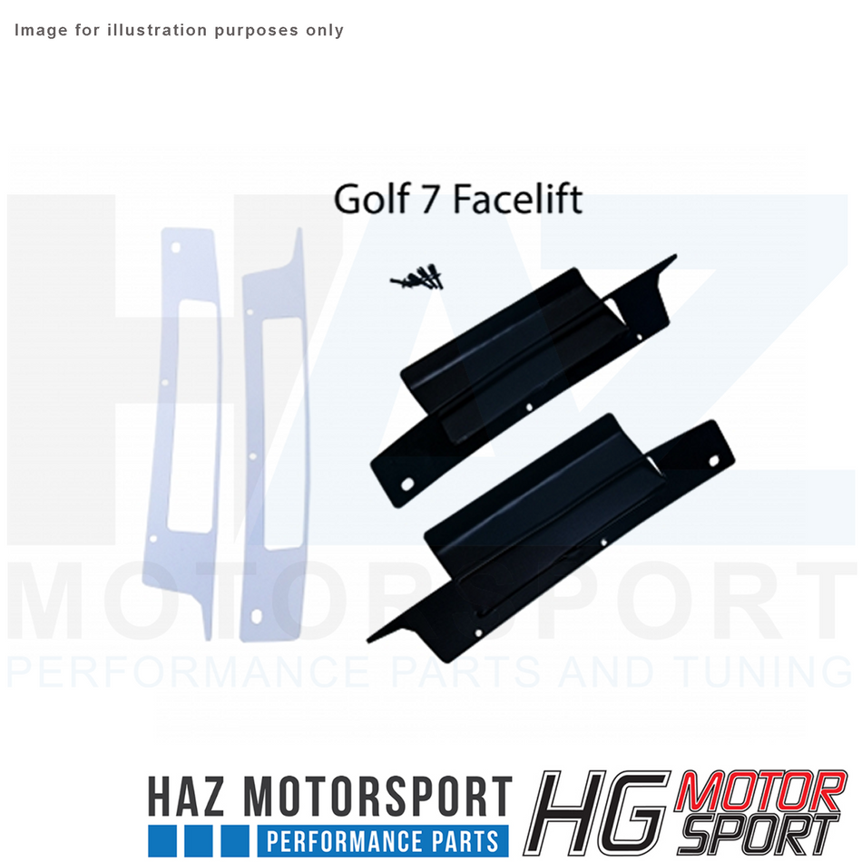 HG Motorsport Additional Air Baffle/Duct Kit for VW Golf MK7.5 Facelift Models