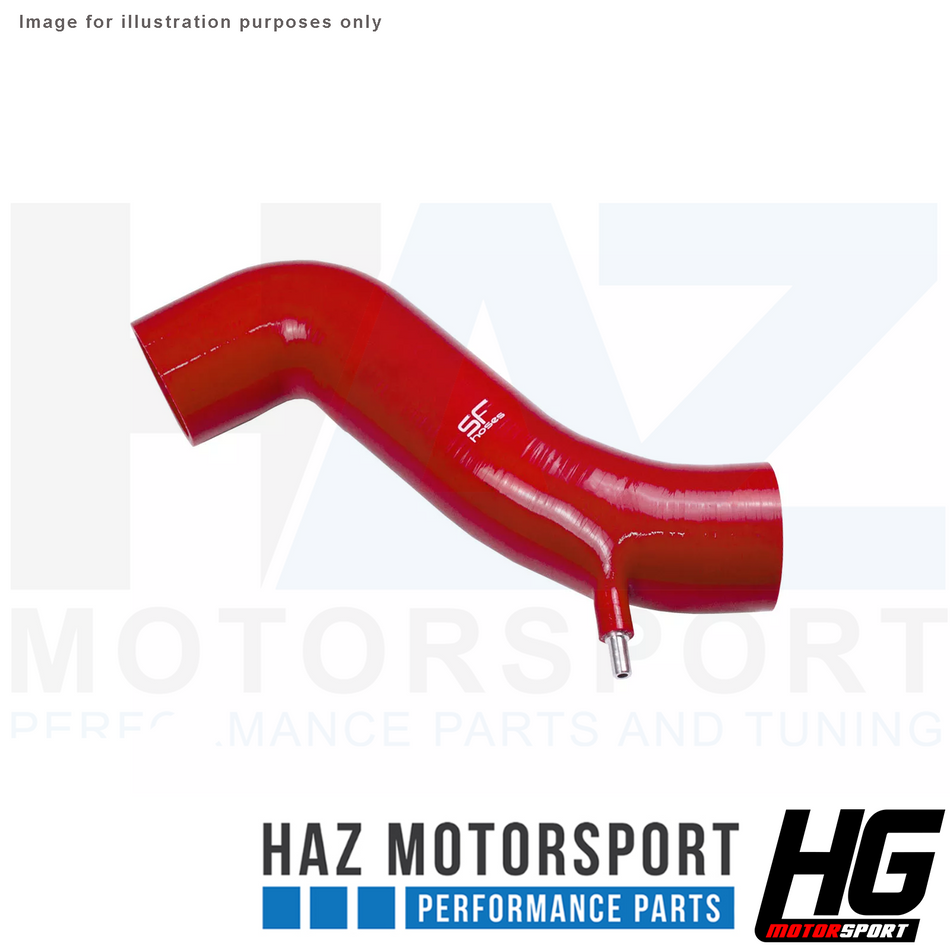 HG Motorsport Red Silicone Intake Hose for Ford Fiesta ST MK7