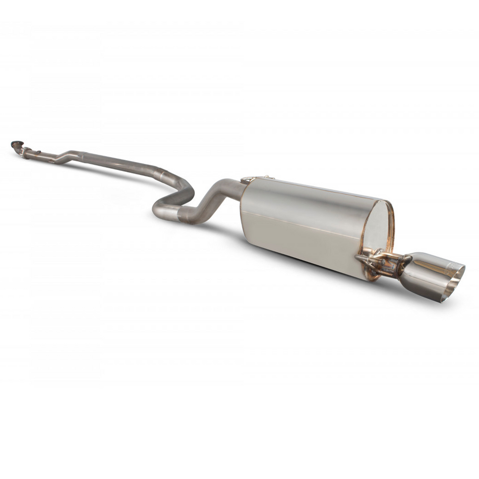 Corsa D 1.0/1.2/1.4 06-14 Scorpion 2.5" Non-Res Catback Exhaust S/S Polished Tip