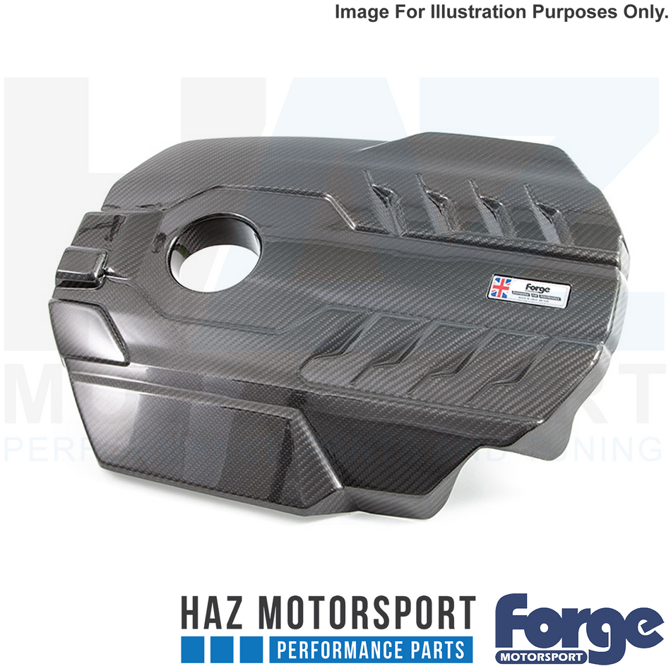 Forge Motorsport Carbon Fibre Engine Cover for Hyundai i30N/Veloster N
